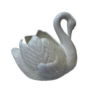 HOLLAND MOLD Vintage Swan Planter